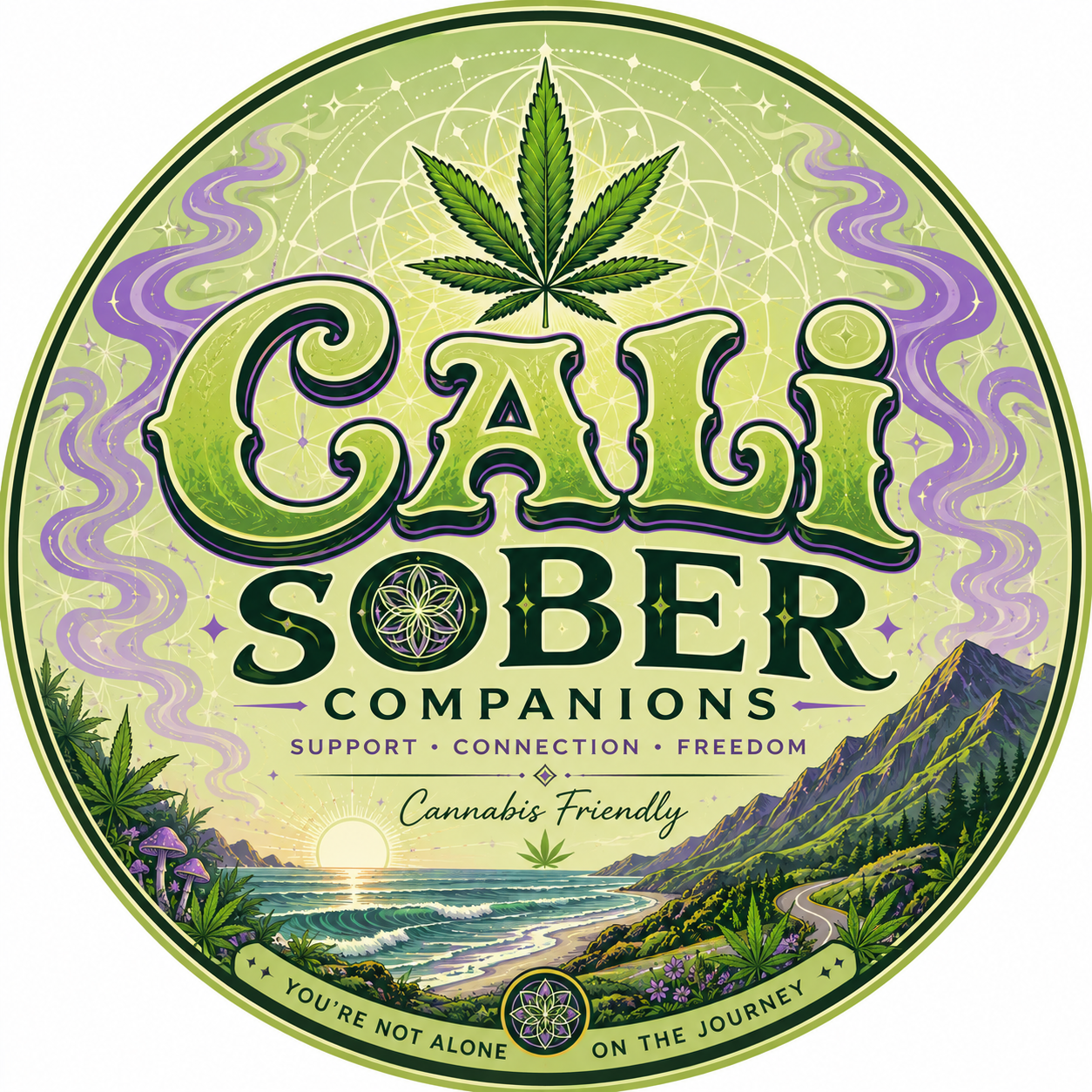 Cali Sober Companions logo